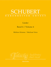 Lieder for Voice and Piano, Volume 4 - Medium voice